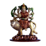 3.1 Inch Brass Sherawali Maa Idol