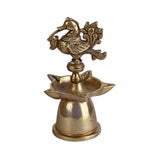Peacock Brass Diya