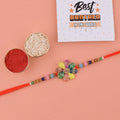 colorful floral design Rakhi | India’s Largest Pooja Accessories Brand – www.satvikstore.in