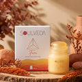 Soulveda Fire Sandalwood scented jar candle 80g