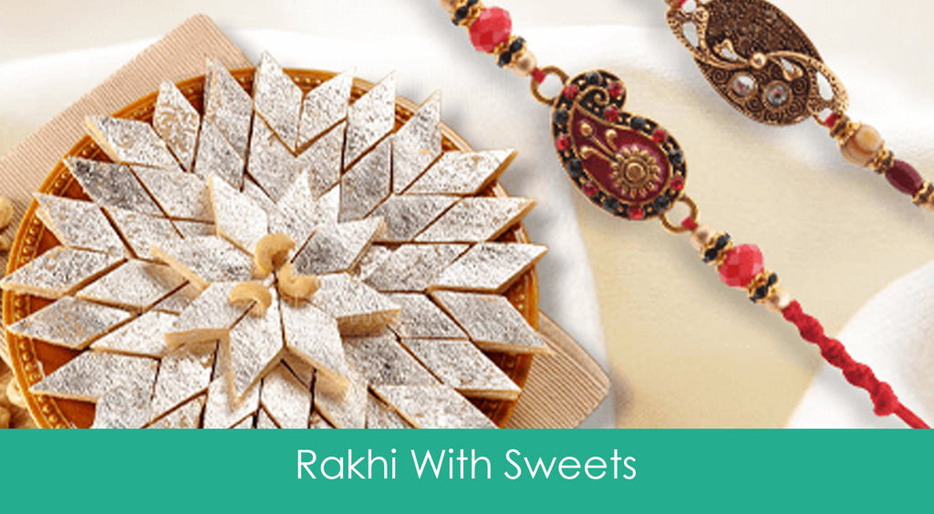 Rakhi with Sweets: Delight your brother with a combo of Rakhi and sweets from Satvikstore.in