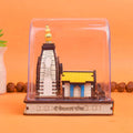 Shri Kedarnath Dham Temple Plywood Showpiece – Antique Finish Spiritual Decor – India’s Largest Pooja Accessories Brand – www.satvikstore.in