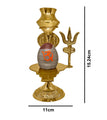 6 Inch Narmada Shivling Puja Store Online Pooja Items Online Puja Samagri Pooja Store near me www.satvikstore.in