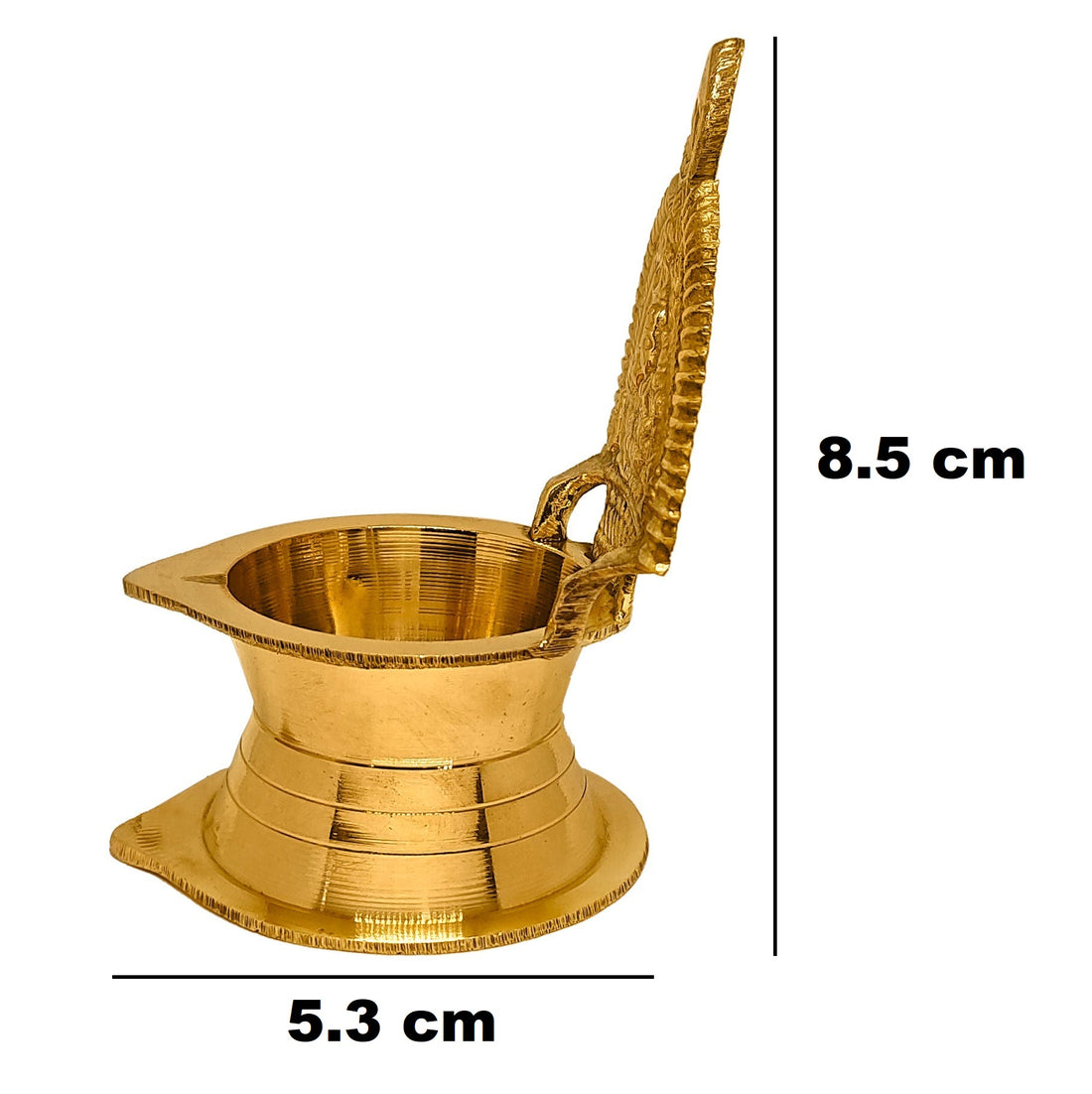 Brass Kamakshi Amman Diya (Small)