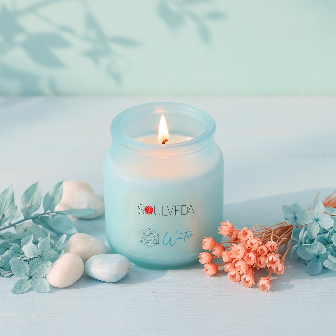 Soulveda Water Ocean Dreams scented jar candle 80g