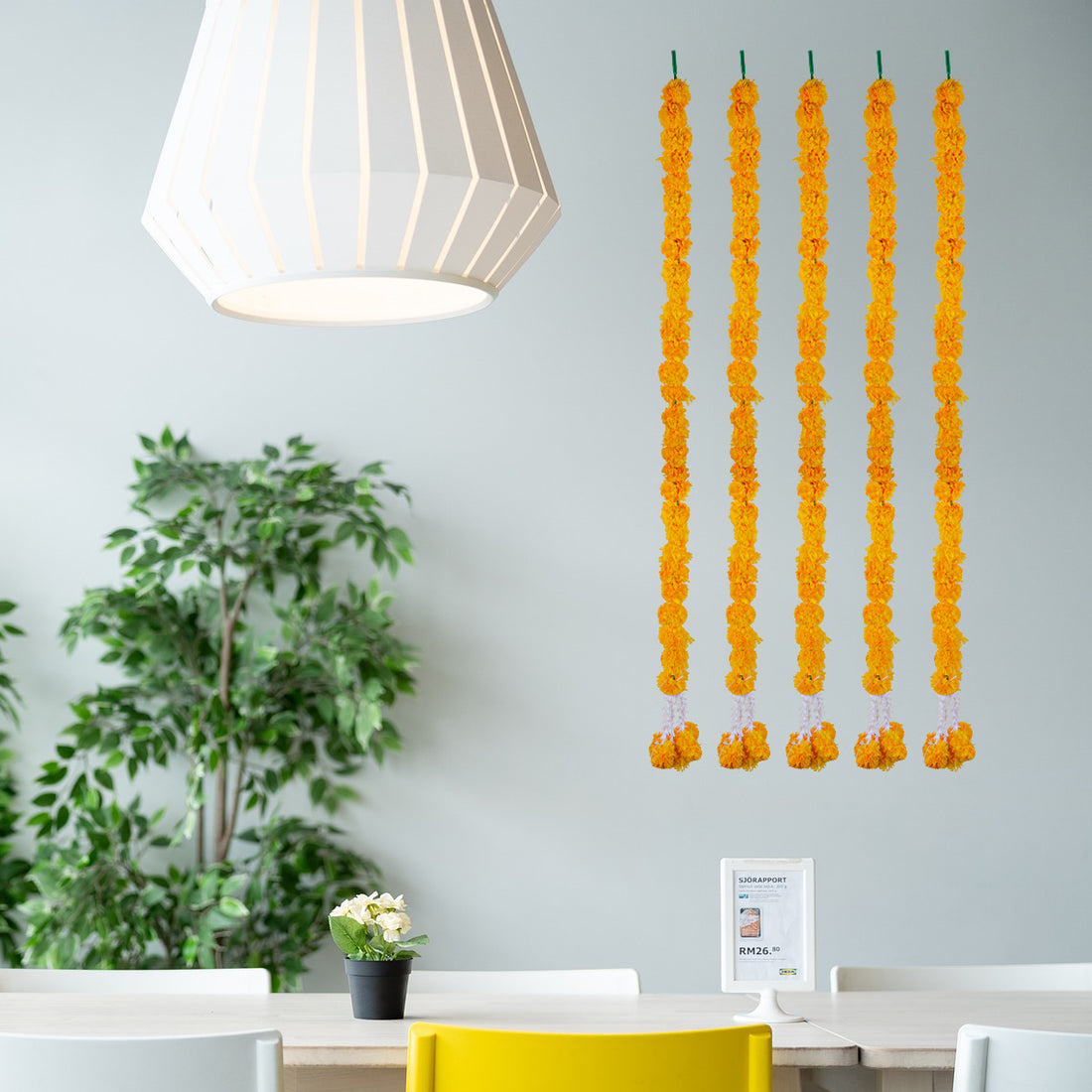 Alluring Orange Backdrop (Latkan)