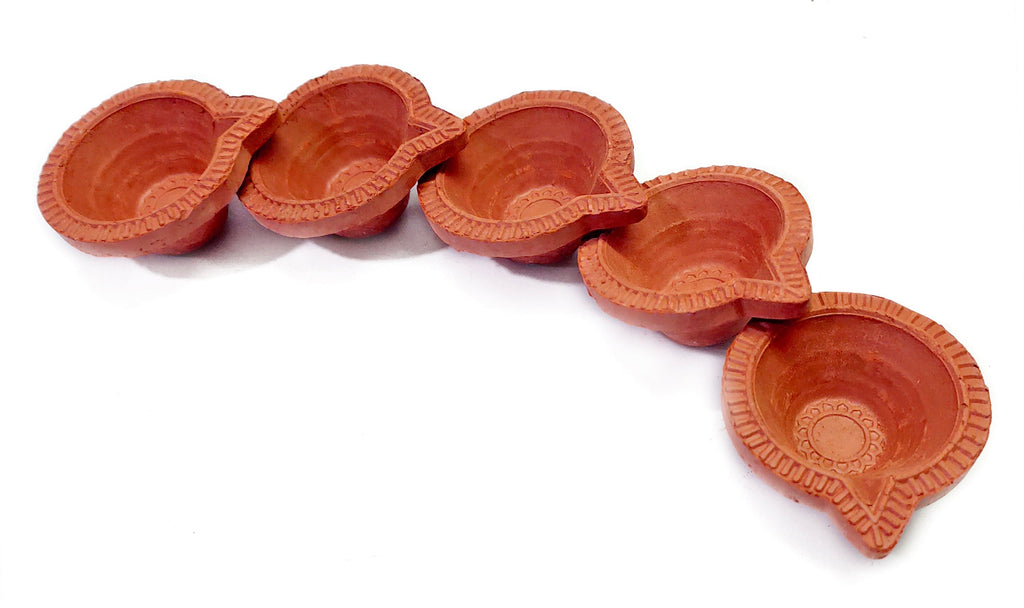 Earthen Clay Diya 12 Pc Set Puja Store Online Pooja Items Online Puja Samagri Pooja Store near me www.satvikstore.in