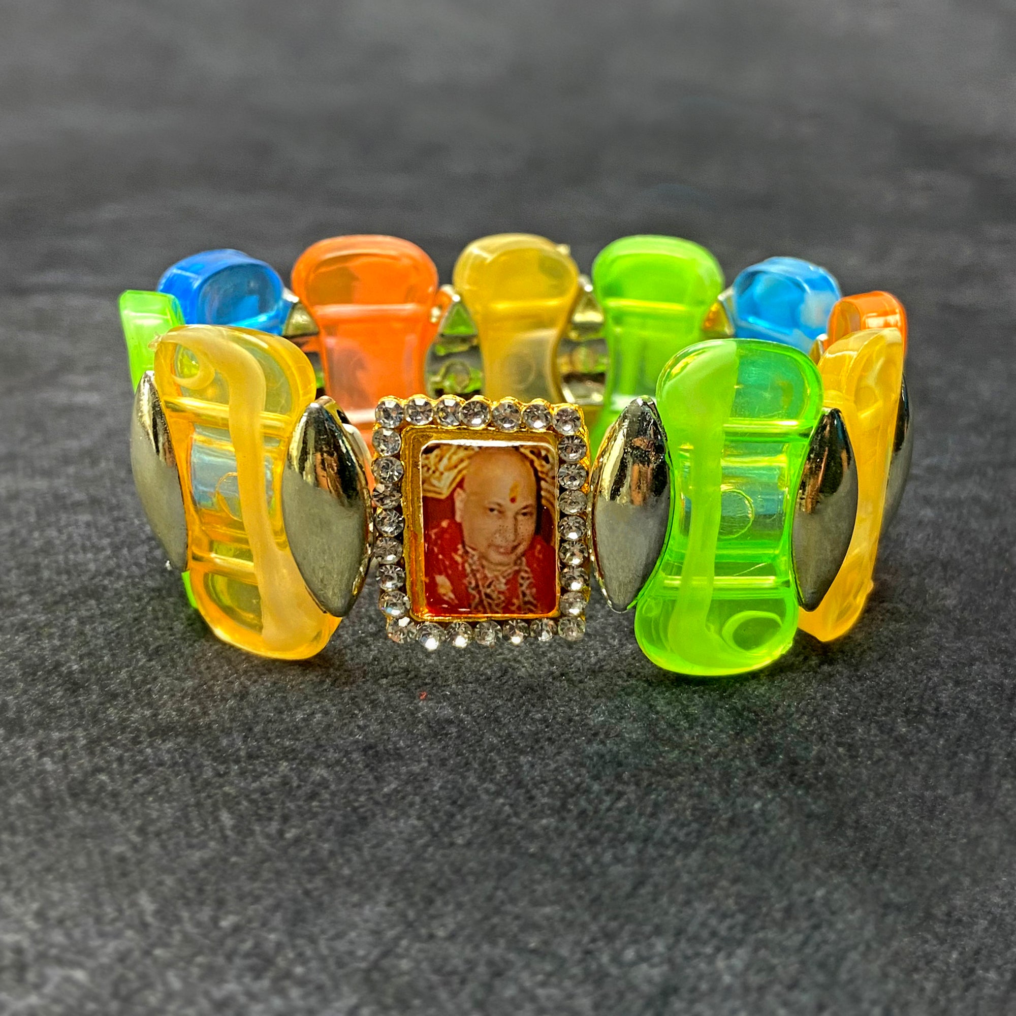 mixed bead stretch bracelet – Marlyn Schiff, LLC