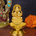 Ganesha Metal Diya | India’s Largest Pooja Accessories Brand – www.satvikstore.in