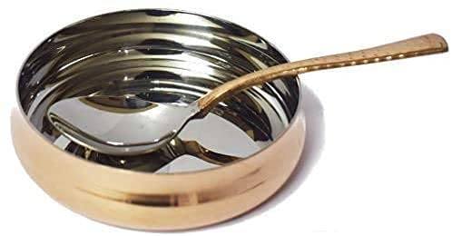 Copper Round Corner Thali Puja Store Online Pooja Items Online Puja Samagri Pooja Store near me www.satvikstore.in