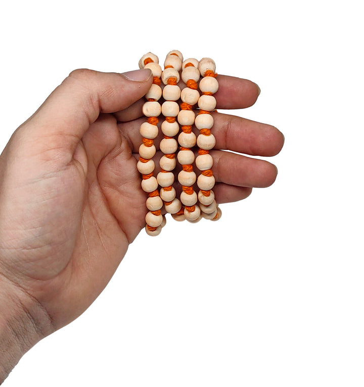 White Chandan Mala (108+1Beads) Puja Store Online Pooja Items Online Puja Samagri Pooja Store near me www.satvikstore.in