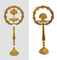 Traditional Brass Mor Kiran Standing Diya (16.5 Inch) Puja Store Online Pooja Items Online Puja Samagri Pooja Store near me www.satvikstore.in