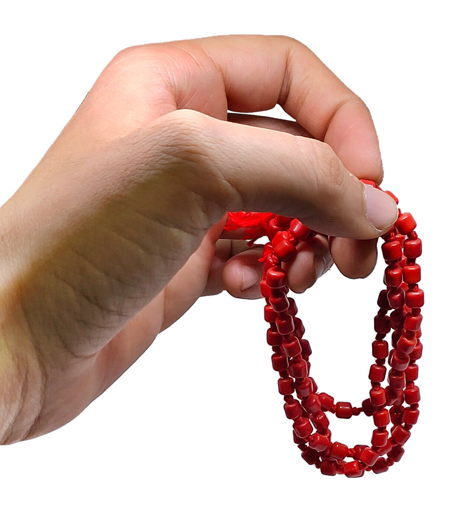 Lal Munga (Blood Stone) Mala Puja Store Online Pooja Items Online Puja Samagri Pooja Store near me www.satvikstore.in