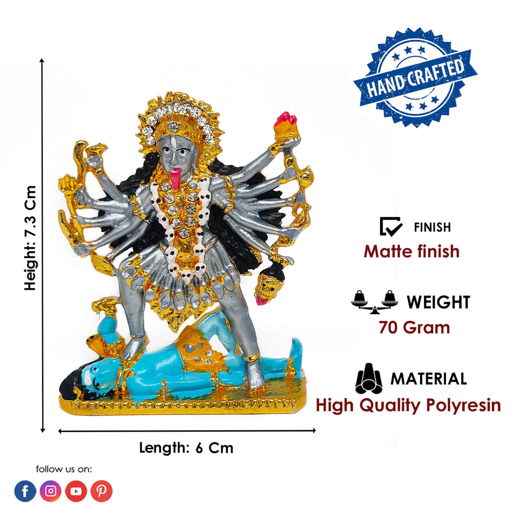 Goddess Kaali Idol Puja Store Online Pooja Items Online Puja Samagri Pooja Store near me www.satvikstore.in