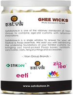 100 Pc Pure Ghee Wicks (Wax Free) Puja Store Online Pooja Items Online Puja Samagri Pooja Store near me www.satvikstore.in