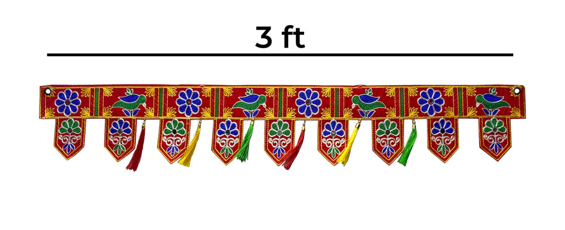 Handmade Embroided Bandhanwar (Door Valance)