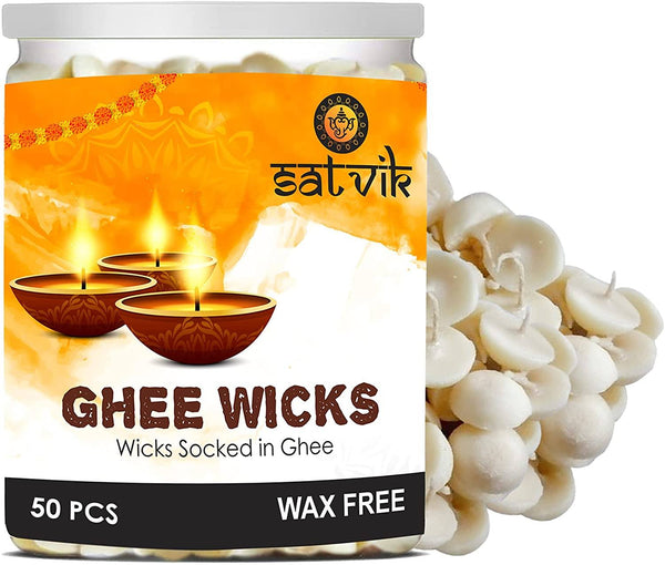 Pure Ghee Diya Wicks (Wax Free)