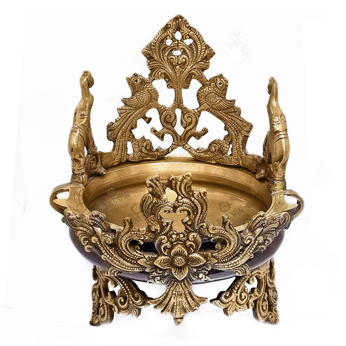 Antique Brass Urli – Timeless Beauty for Home, Temple & Festive Decor, Perfect for Floating Flowers, Candles, and Traditional Indian Ambience. India's Largest Puja Accessories Brand - Satvik