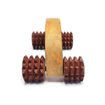 Wooden Back Roller Massager – Natural Relaxation for Back Pain Relief
