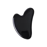 Black Obsidian Face Roller with Gua Sha – Detox & Glow Naturally
