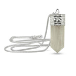 Clear Quartz Crystal Pencil Pendent for Reiki