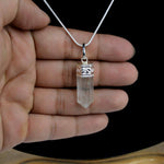 Clear Quartz Crystal Pencil Pendent for Reiki
