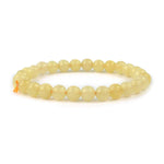 Authentic Golden Quartz Crystal Bracelet for Reiki Healing 6 MM