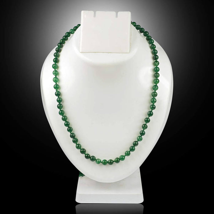 108 Beads Green Aventurine Crystal Jaap Mala for Chakra Healing