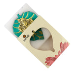 1 Pc Lord Ganesh on Leaf Patta Wall Hanging