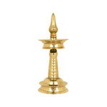 9 Inch Small Brass Kerala Diya. AKP NilaVilakku Deepam