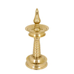 9 Inch Small Brass Kerala Diya. AKP NilaVilakku Deepam
