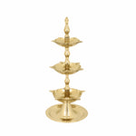 Brass 3 Step Kerala Inauguration Diya