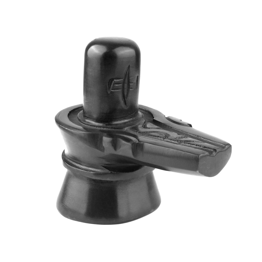 Black Stone Shivling (10cms)