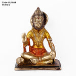 4.7 Inch Blessed Brass Hanuman Idol