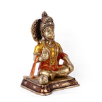 6.3 Inch Pleasant Brass Hanuman Idol