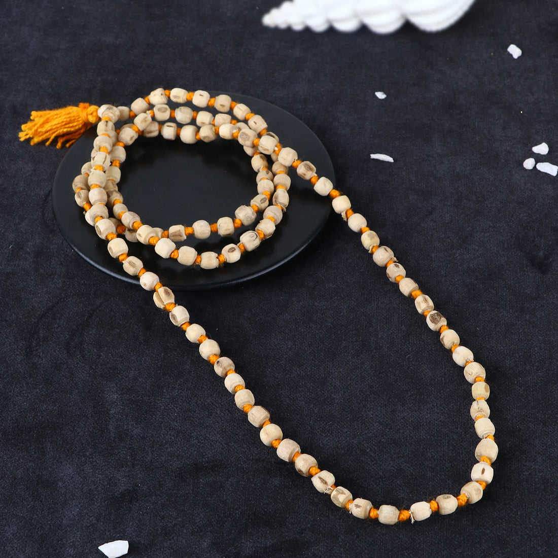 100% Pure Tulsi Kanthi Jap Mala – 108 Beads (6mm)