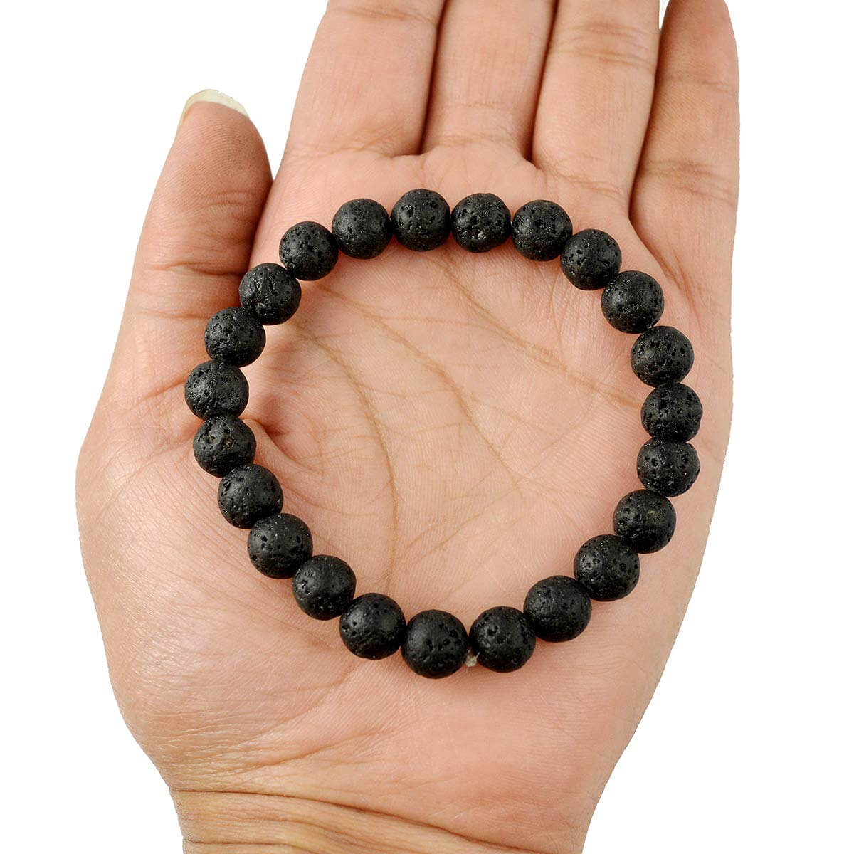 Buy REBUY Natural Black Crystal Lava Stone Yoga Meditation Buddha Bracelet  for Men and Women Online at Low Prices in India  Paytmmallcom