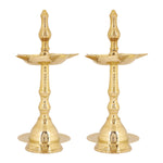 10 Inch Beautiful Brass Kerala Inauguration Diya