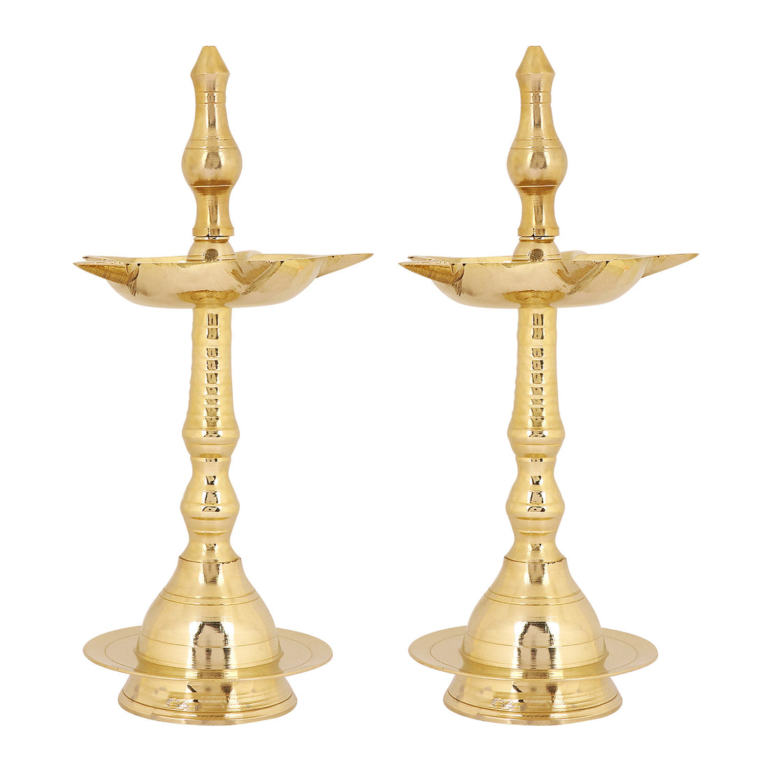 14 Inch Beautiful Brass Kerala Inauguration Diya