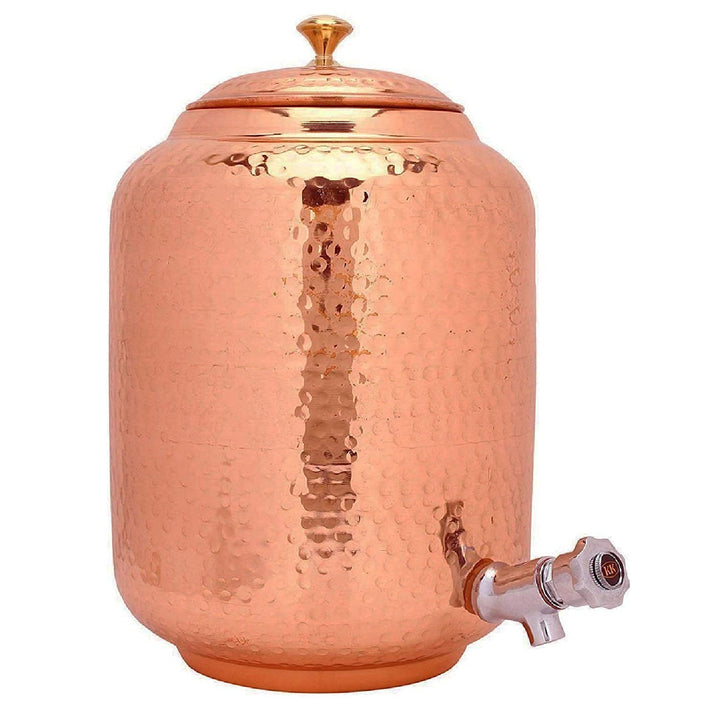 Copper Water Dispenser (Tank) Puja Store Online Pooja Items Online Puja Samagri Pooja Store near me www.satvikstore.in