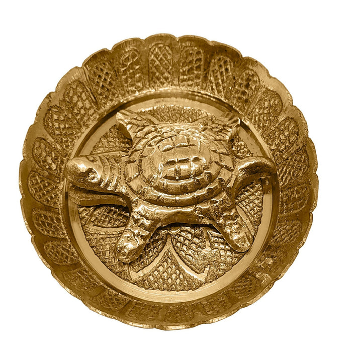 Feng Shui Turtle with Water Plate/Tray (Lucky Charm) Puja Store Online Pooja Items Online Puja Samagri Pooja Store near me www.satvikstore.in