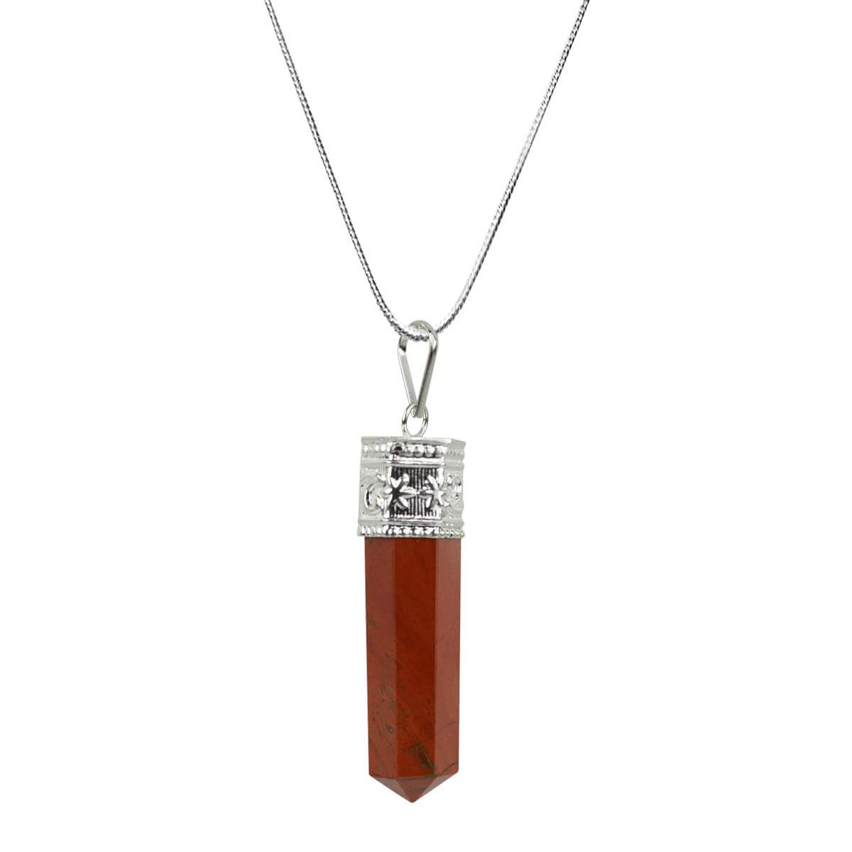 Buy ASTROGHAR Natural Red Jasper Crystal Tumbled Shaped Pendant For Men And  Women at Amazon.in