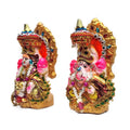 Lakshmi Ganesha Traditional Clay Statue Puja Store Online Pooja Items Online Puja Samagri Pooja Store near me www.satvikstore.in
