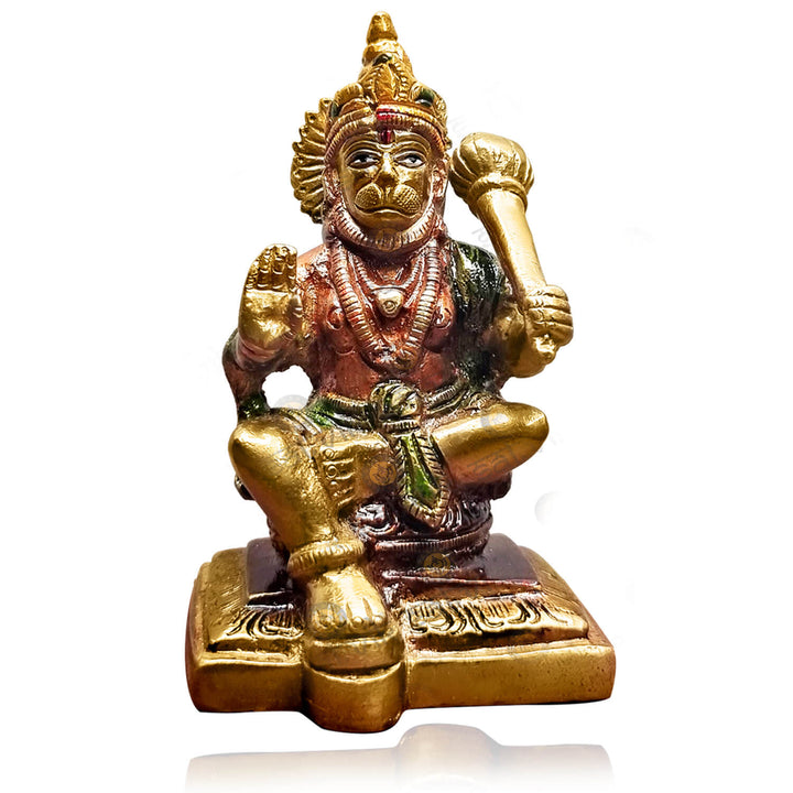 Brass Hanuman Idol Puja Store Online Pooja Items Online Puja Samagri Pooja Store near me www.satvikstore.in