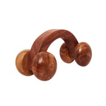Wooden Back Roller Round Massager – Relax & Relieve Tension