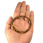 Authentic Tiger Eye Crystal Bracelet for Reiki Healing 6 MM